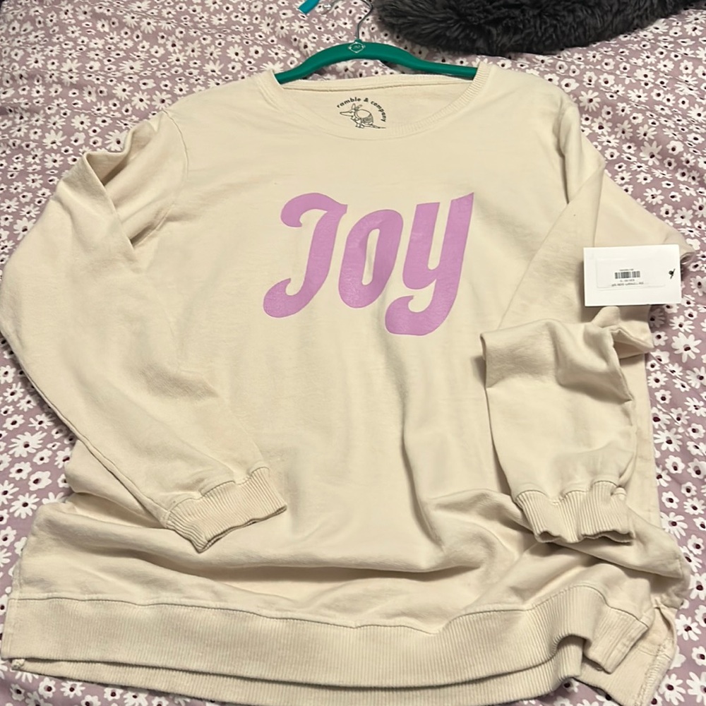 “Joy” sweatshirt
